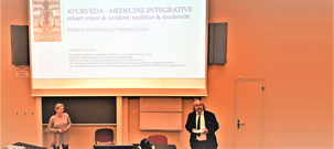 Conférence publique sur l’Ayurvéda organisée par la RoMedCo au Centre Hospitalier Universitaire Vaudois, CHUV, à Lausanne